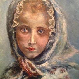 Joseph Porus: 'Little Girl Bundled', 2013 Oil Painting, Portrait. Artist Description:               Oil on linen.                                         ...