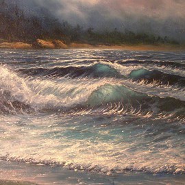 Joseph Porus: 'Northern Exposure', 2002 Oil Painting, Seascape. Artist Description:     Oil on stretched fine linen.               ...