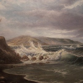 Joseph Porus: 'Pacific Northwest Coastline', 2002 Oil Painting, Seascape. Artist Description:   Oil on stretched fine linen.                ...