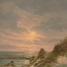 Joseph Porus: 'Renewal', 1997 Oil Painting, Seascape. Artist Description:   Oil on stretched fine linen.             ...