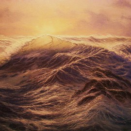 Joseph Porus: 'Spin Cycle', 2004 Oil Painting, Seascape. Artist Description:       Oil on canvas. A highly detailed study of the seas turbulance and currents. Power and grace in such delicate balance. Light sculpts the structure and refracts in a 1000 ways. ...