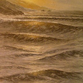 Joseph Porus: 'Tranquil Seas', 1986 Oil Painting, Seascape. Artist Description:    Oil on  stretched fine canvas.             ...