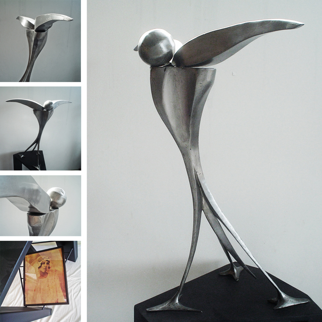 Juan Pablo Cima  'Asi Te Recuerdo', created in 2011, Original Sculpture Steel.