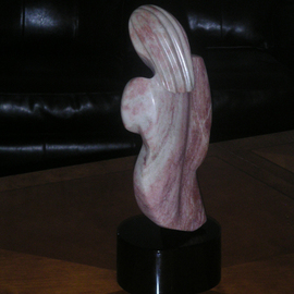 Julia Cake: 'Complex I', 2005 Stone Sculpture, Abstract Figurative. Artist Description:  Pink Marble Complex I in William Bill Koch Art Collection.Complex One is the first in a series of sculptures that shows the evolution of a beautiful artist who has been left feeling ugly because of a lifetime of lies and deceit by those closest to her, now ...