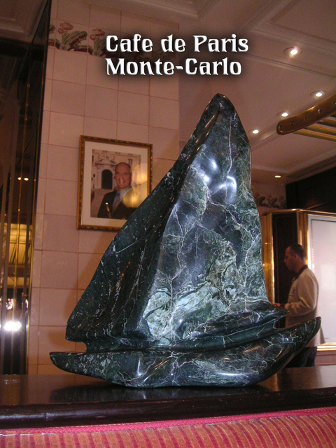 Julia Cake  'Evasion', created in 2007, Original Sculpture Marble.