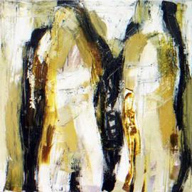 Hans-ruedi Kammermann: 'Pair  Jumeaux', 2001 Oil Painting, Inspirational. 