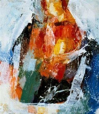 Hans-ruedi Kammermann: 'hearts approach', 2004 Oil Painting, Inspirational. 