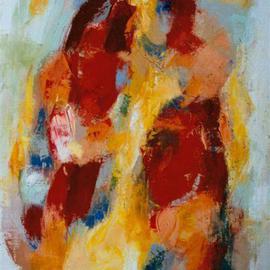 Hans-ruedi Kammermann: 'natalis pair', 2005 Oil Painting, Inspirational. 