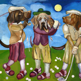 Cool Dogz like Golf By Aleksandr Trachishin