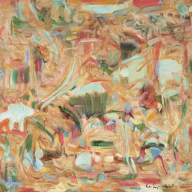 Kathryn Arnold: 'Unusual Landscape', 2020 Oil Painting, Abstract. Artist Description: Kathryn Arnold, Painting, Oil on Canvas, Small Art, Abstract, Abstraction...