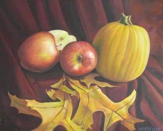 Kevin Wakefield: 'From First Harvast', 2013 Oil Painting, Still Life.   Autumn, rustic tones.   ...