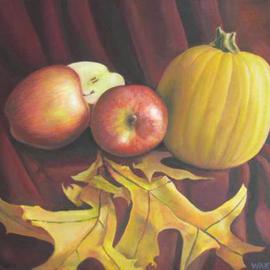Kevin Wakefield: 'From First Harvast', 2013 Oil Painting, Still Life. Artist Description:   Autumn, rustic tones.   ...