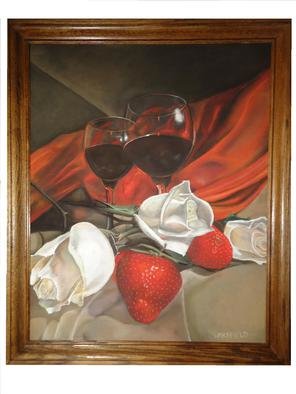 Kevin Wakefield: 'Offerings of Love', 2013 Pastel, Still Life.  Romance and offerings of love.   ...
