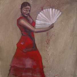 Kyle Foster: 'Flamenco', 2009 Oil Painting, Dance. 