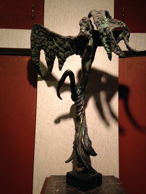 Ivan Kosta: 'Angel Ascending', 2016 Bronze Sculpture, Biblical.  Available sizes  30 X 24 X 16  also  60 X 30 X 20 ...