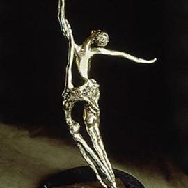 Ivan Kosta: 'Pas de Deux', 1998 Bronze Sculpture, Figurative. Artist Description: A polished bronze ballet movement for two.Pas de deux - is french. Decadent and pioneer.Connoisseur and ignorant.Pas de deux - Oui? No?Go solo or Pas de deux,Oh, Mon Dieu!Pas de deux, says it for twoin gentle embrace, soft twirl,bodies of grace,emanate ...