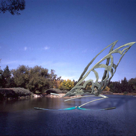 Ivan Kosta: 'Ship Ahoy ', 2010 Steel Sculpture, Abstract. Artist Description:    A sailboat taking off to distant shores. .    ...