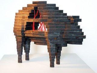 Katrina Brooks: 'Commodity no 1', 2011 Wood Sculpture, undecided.  licorice, wood ...