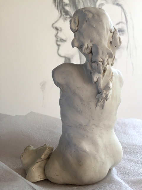Artist Luise Andersen. '2016 March 16 To Sculpt The Feel II' Artwork Image, Created in 2016, Original Fiber. #art #artist