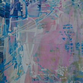 Luise Andersen: 'ANTICIPATION Choice Of View II UPDATE OF PROGRESS JTWSX', 2008 Acrylic Painting, Outsider. 