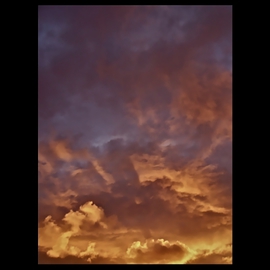 Luise Andersen Artwork After Pouring Rain Followed Sunset II, 2012 Color Photograph, Sky