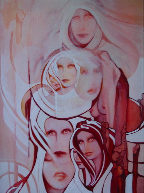 Artist Luise Andersen. 'ORANGE   October Sixteeen Update' Artwork Image, Created in 2008, Original Fiber. #art #artist