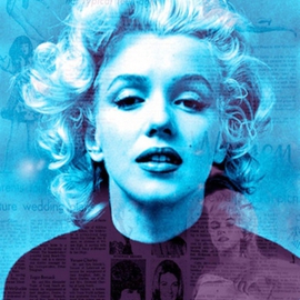 Marblue Marilyn Monroe Marilyn Monroe Pop Art By Leah Devora