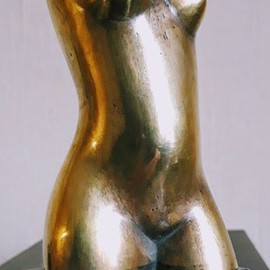 Leonid Shatsylo: 'female torso', 2019 Bronze Sculpture, Nudes. Artist Description: beautiful sculpturefemale torso...