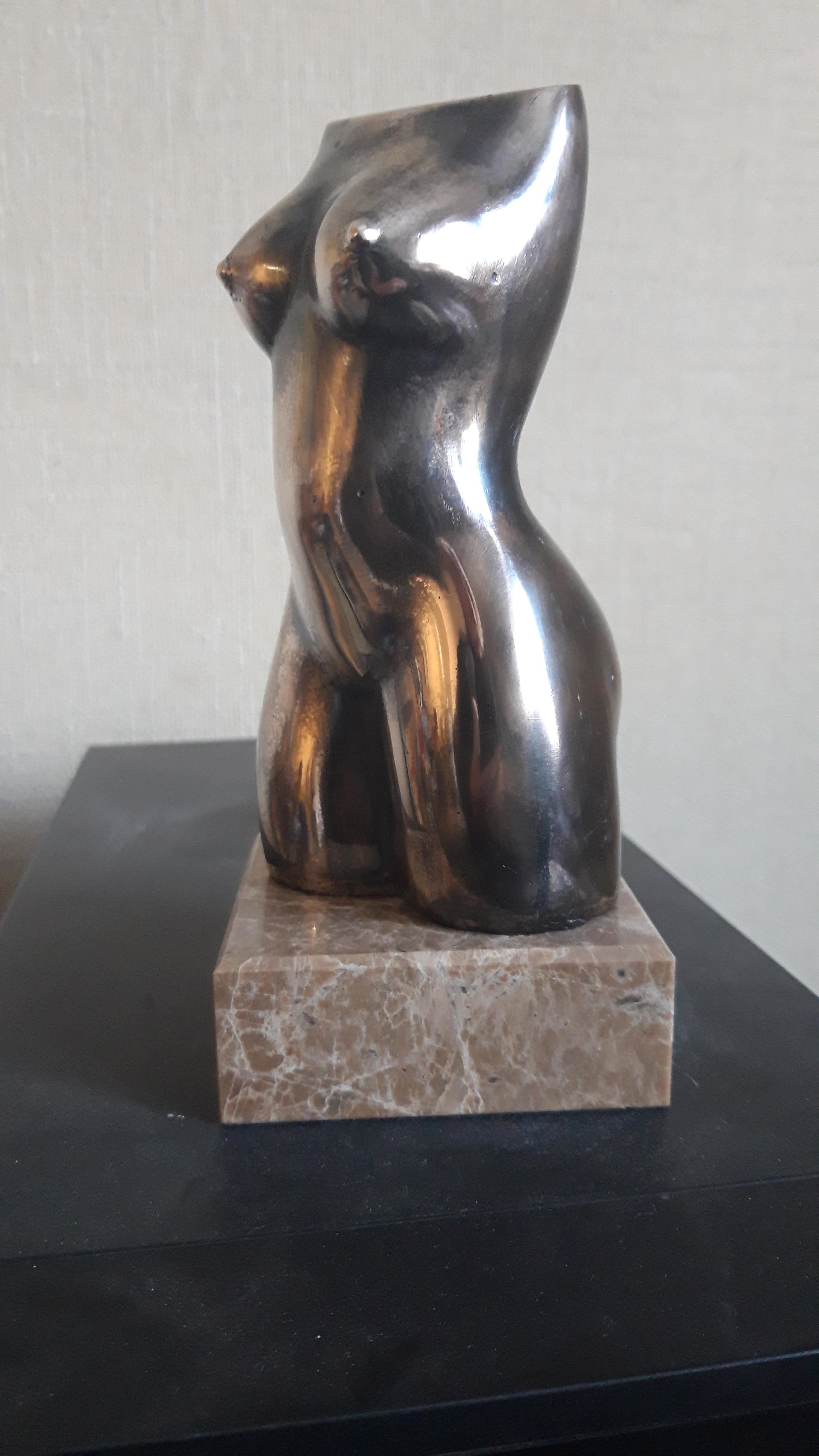 Leonid Shatsylo: 'nude', 2019 Bronze Sculpture, Nudes. nudetorsorepentanceartbronzemarble...