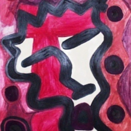 Leo Evans: 'THE TRUTH', 1998 Acrylic Painting, Abstract. Artist Description:  