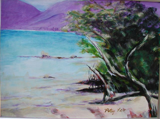 Artist Patsy Mair. 'In The Shallows' Artwork Image, Created in 2005, Original Painting Acrylic. #art #artist
