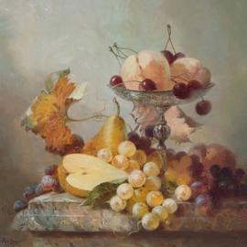 Serge Akopov: 'fruits', 2016 Oil Painting, Still Life. Artist Description: painting, still life, oil painting, fruits...