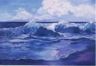 Lorrie Williamson: 'In Awe of Color and Motion', 2001 Acrylic Painting, Seascape. Acrylic on illustration board. 5 inch mat....