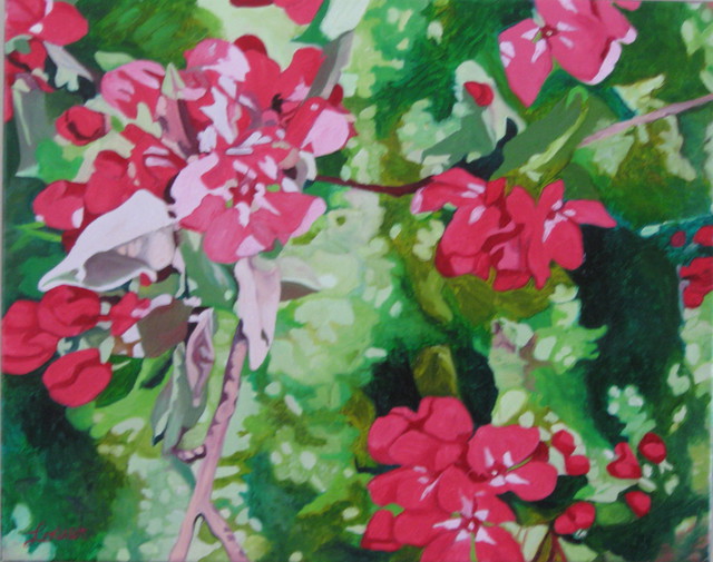 Claudette Losier  'We Must Believe In Spring Eternal 6', created in 2009, Original Painting Oil.
