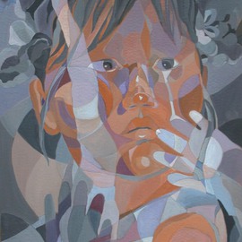 Lucille Rella: 'Abduction', 2012 Acrylic Painting, Figurative. 