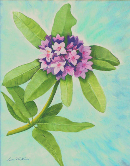 Lora Vannoord  'Rododendrom', created in 2011, Original Painting Other.