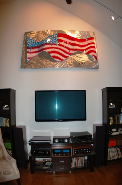Artist Mac Worthington. 'America Wave' Artwork Image, Created in 2012, Original Sculpture Aluminum. #art #artist