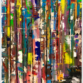 Mac Worthington: 'new york city skyscrapers', 2019 Acrylic Painting, Abstract Landscape. Artist Description: Heavy acrylic on stretched canvasSigned   dated. Certificate of Authenticity. Ready to hang.For further information on this piece or to discuss a custom design please call 614 | 582 | 6788 or email: macwartist aol. com	...
