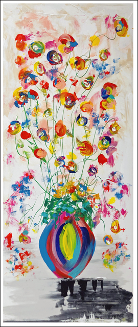 Mac Worthington  'Vase Of Meadow Flowers', created in 2020, Original Other.