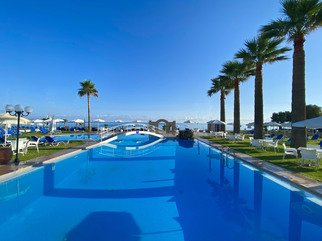 Maleme Chania: 'mike hotels and apartments', 2022 Color Photograph, Holidays. Located by the Beach of small village on the island of Crete , Mike Hotels and Apartments . An ideal Place to explore west Crete 