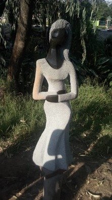 Emmanuel Machingambi: 'women', 2019 Stone Sculpture, Body. 