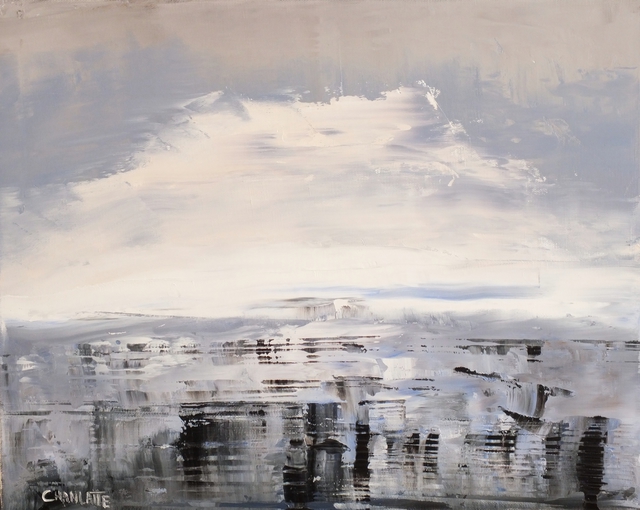 Marino Chanlatte  'Winter Ocean 2', created in 2016, Original Pastel Oil.