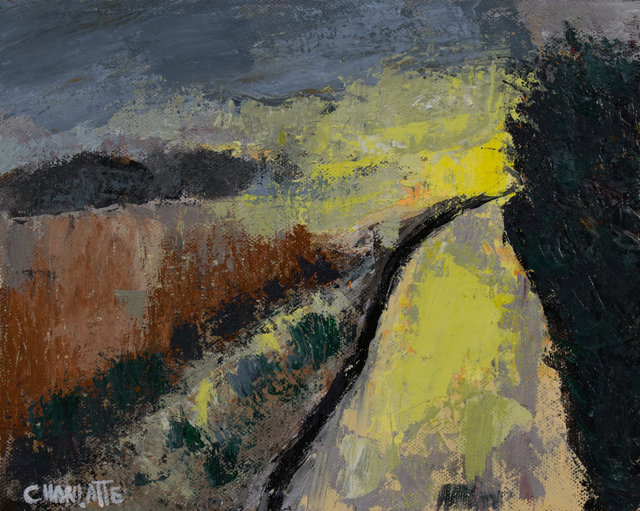 Marino Chanlatte  'Road To The Sun 2', created in 2016, Original Pastel Oil.