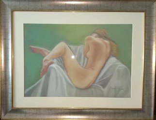 Marisa Reve: 'no title', 2020 Pastel, Figurative. Feelings expressed with Rembrandt soft pastels under Canson paper. Framed...