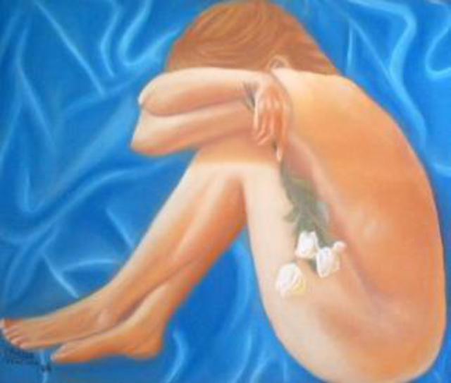 Artist Marisa Reve. 'Sensitivity' Artwork Image, Created in 2003, Original Pastel. #art #artist
