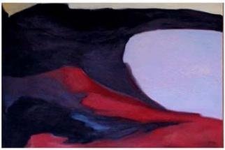 Michal Ashkenasi  'Crater', created in 1998, Original Painting Oil.
