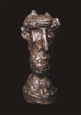 Matiass Jansons: 'mefo', 2015 Bronze Sculpture, Philosophy. 