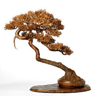 Matthew Sudlow: 'wish for more wishes', 2017 Bronze Sculpture, Trees. This sculpture was inspired by bonsai artist Ryan Neils most recent styling of the world- renowned Hatanaka family tree. Please visit Ryans website at 