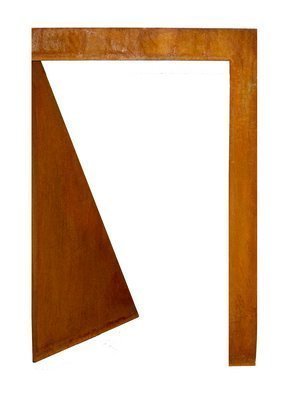 Max Tolentino: 'UNTITLED ', 2017 Steel Sculpture, Abstract. Geometric abstract in cortain steel ...