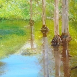 cypress swamp By Israel Miller